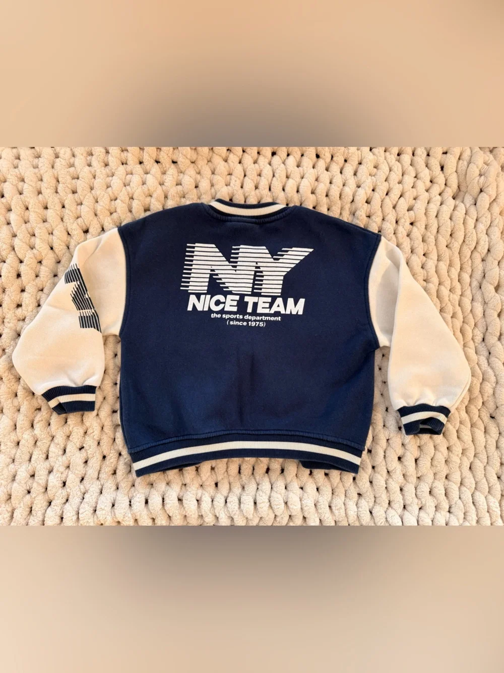 ZARA Kids Varsity Bomber Jacket | Size 6Y / 116 cm | Excellent Condition - Picture 13 of 13